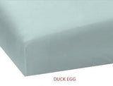 Euro double 140cm x 200cm (55"x78") (IKEA bed size) fitted sheet 15"box 68pick polycotton