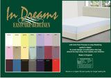 Extra long 3/4 bed  4' x 7' bed 13" box fitted sheets 68pick 200 T/C Polycotton