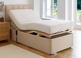 Long 2'6"x 6'6"bed  75cm x 200cm( electric adjustable ) 13" box fitted sheets 68pick