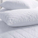 Quilted Deluxe Hollowfibre Filled Comfortable Pillow