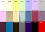 Plain dyed Emperor 7' bed Duvet & Pillowcase Set 50/50 polycotton 21 colours